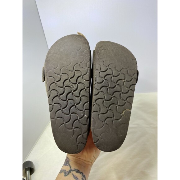 Birkenstock Women's Arizona Brown Soft Footbed Slide Sandals Parts Only Size 6 - Picture 7 of 10